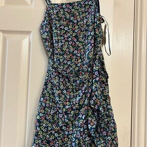 Floral Blue Dress